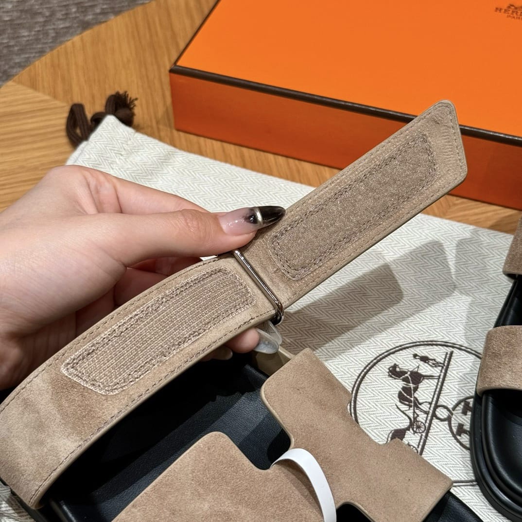 Sandales Chypre Hermès Caramel