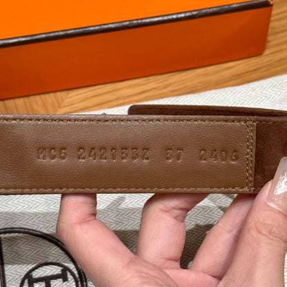 Sandales Chypre Hermès Bleu Marron Léopard